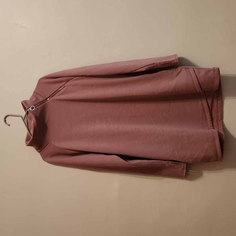 purple Athleta sweater dress